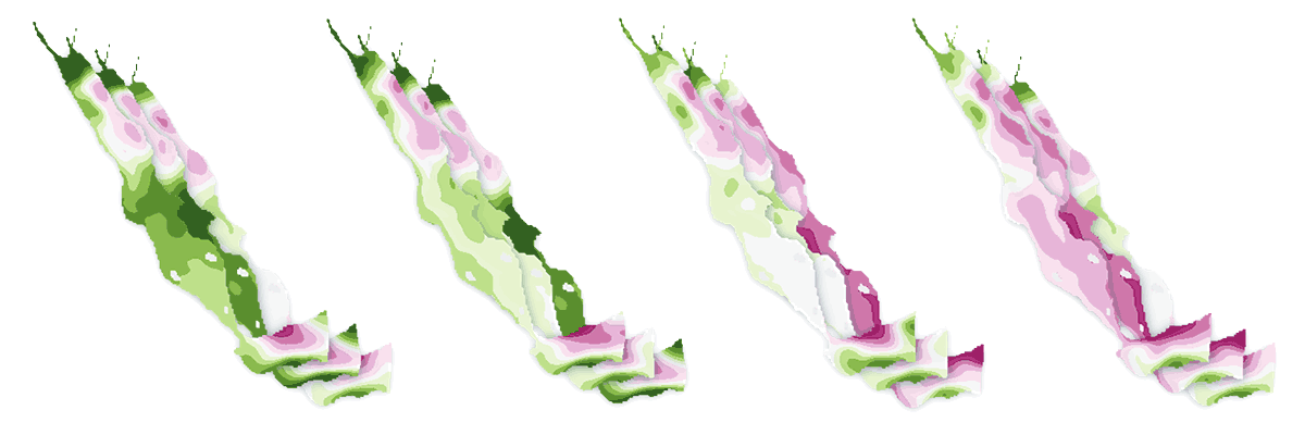 Probability Maps for the Visualization of Assimilation Ensemble Flow Data teaser image